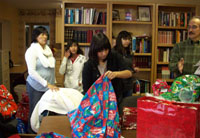 Wraping Christmas Presents