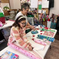 Wrapping Christmas Presents